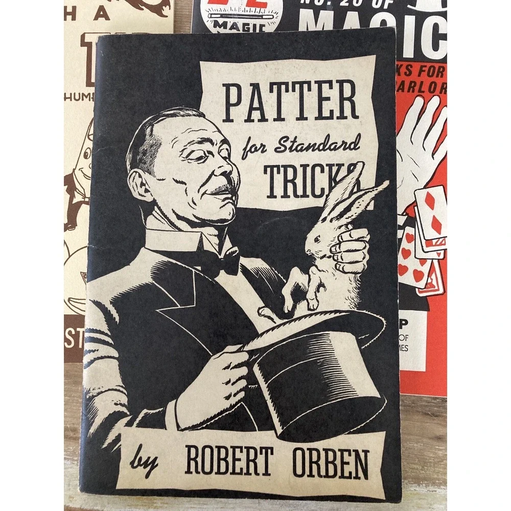 Vintage booklets Tricks w/ Thumb Tip Patter for Magic Tricks E-Z catalog 1950's